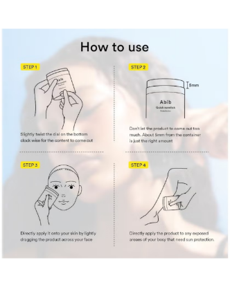 Picture of Abib Quick Sunstick Protection Bar Spf50+ Pa++++ 22g